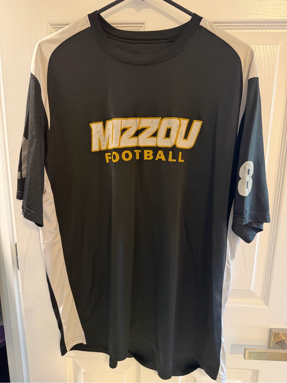 Mizzou Football SEC 2012 Missouri Tigers #8 Augusta Jersey Shirt XL